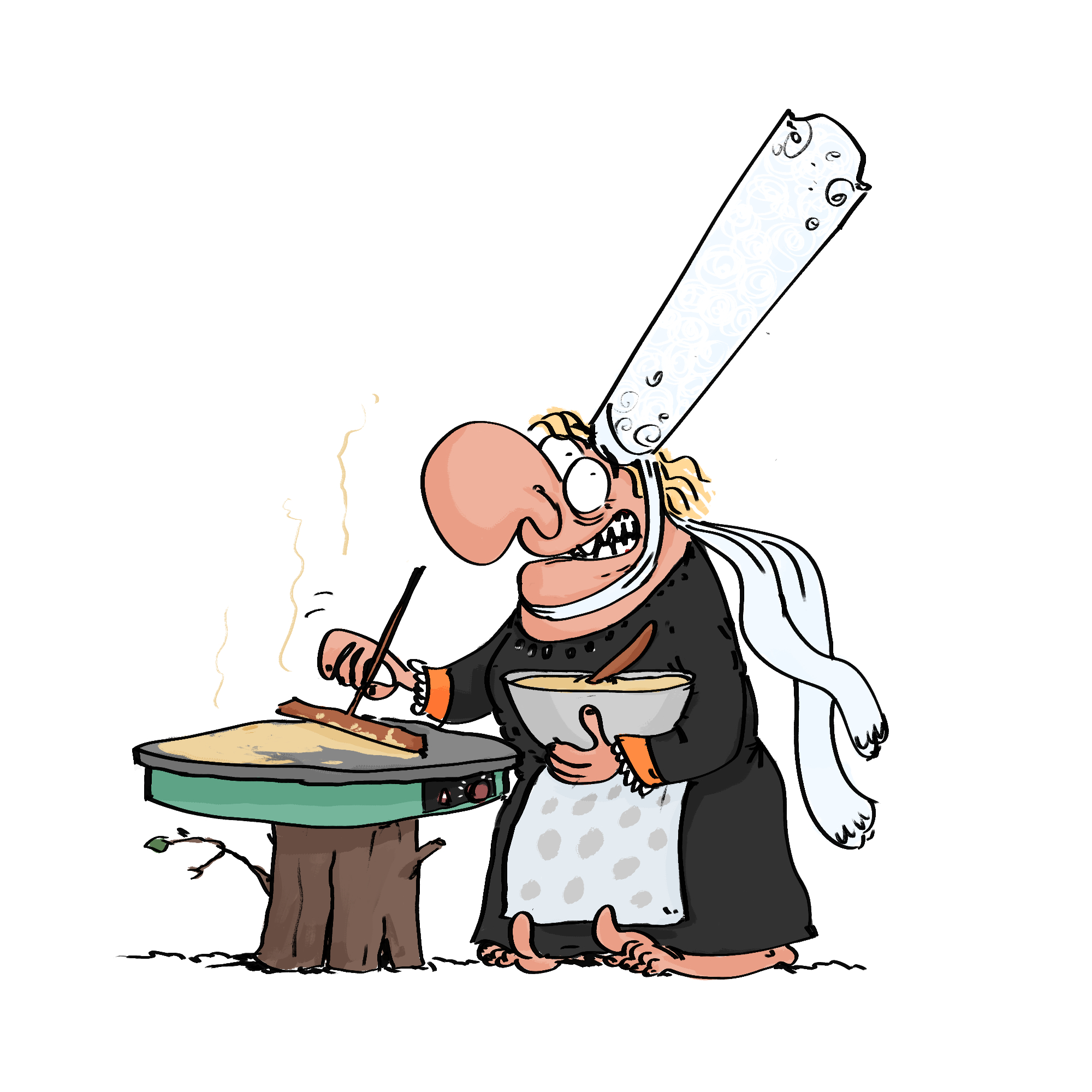 Bigoudène CRO et crêpe au billig Bigoudène CRO et crêpe au billig